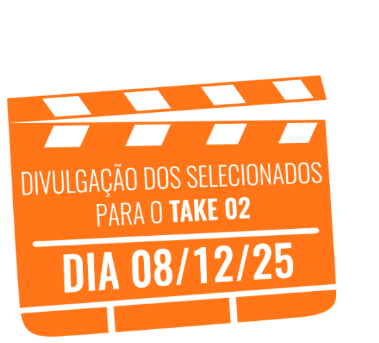 Abertura das inscrições para o take 01: dia 25/06/25